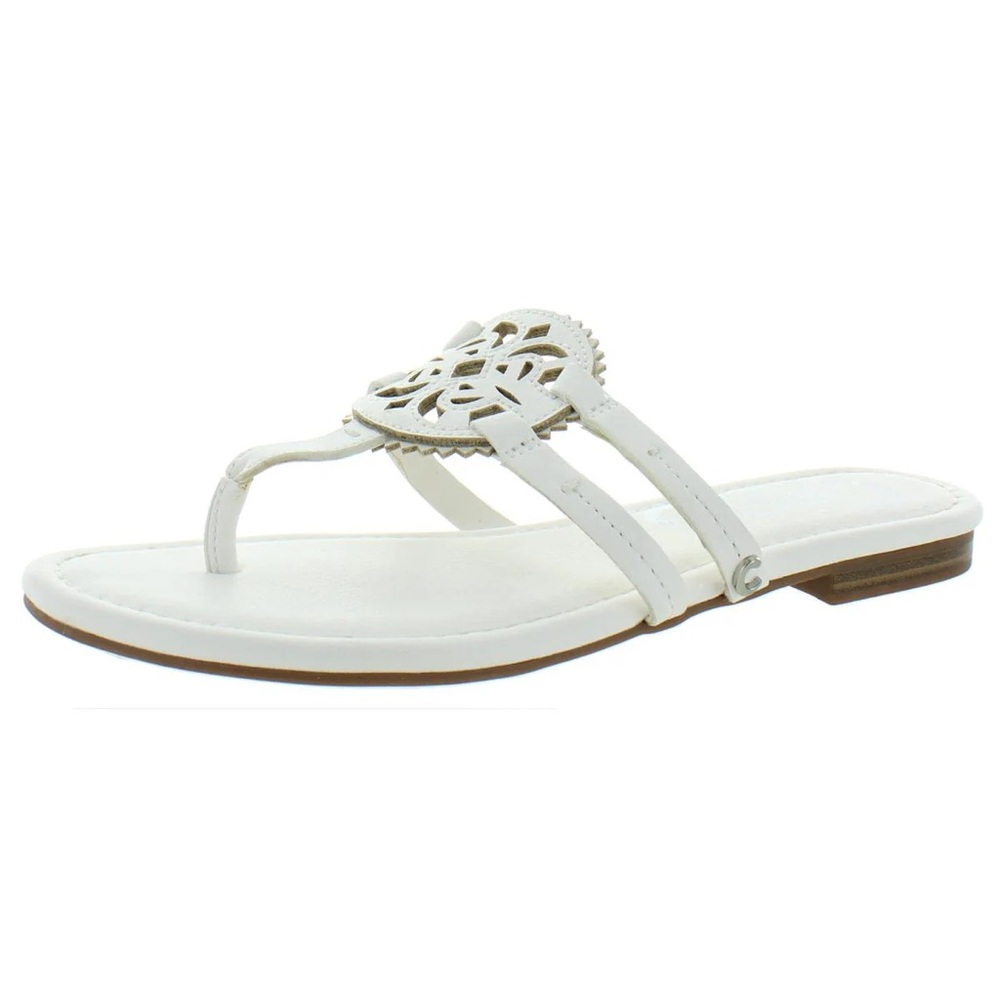 Circus NY by Sam Edelman Women's Canyon Sandal, Bright White Patent 6.5